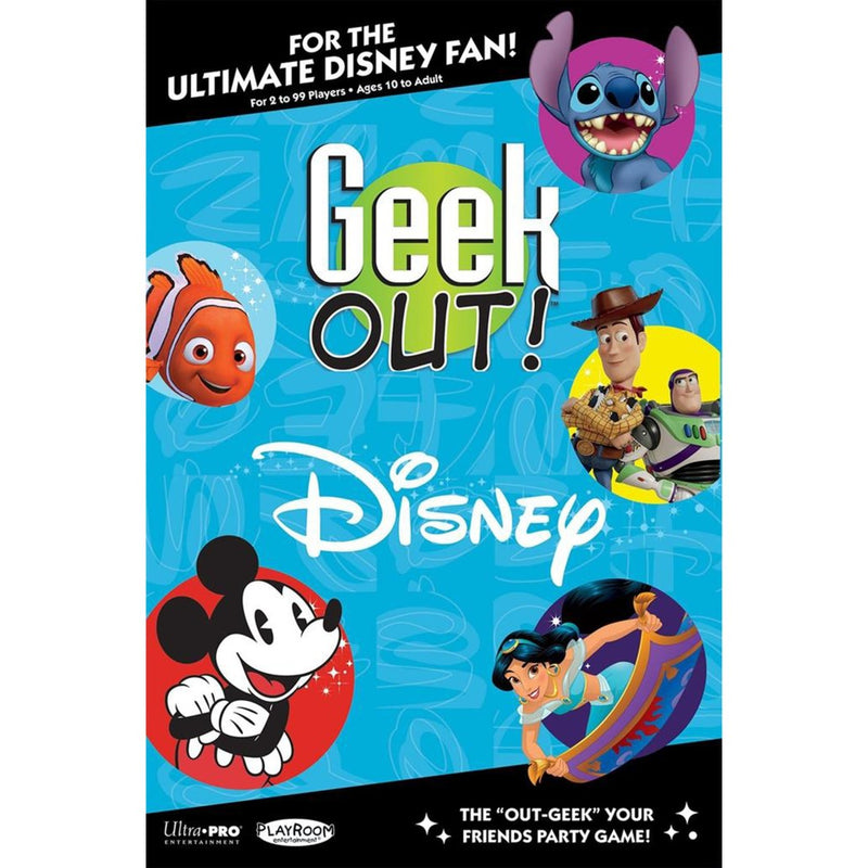 Load image into Gallery viewer, Disney european player network geek out! kaartspel (engels, 2 - 99 spelers, 30 minuten, vanaf 10 jaar)
