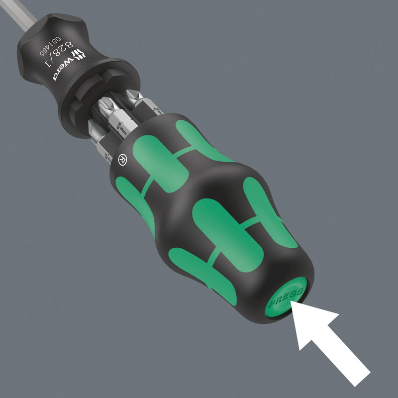 Load image into Gallery viewer, Wera kraftform kompakt 27 set 2 bitset (zwart groen, 7‑delig)
