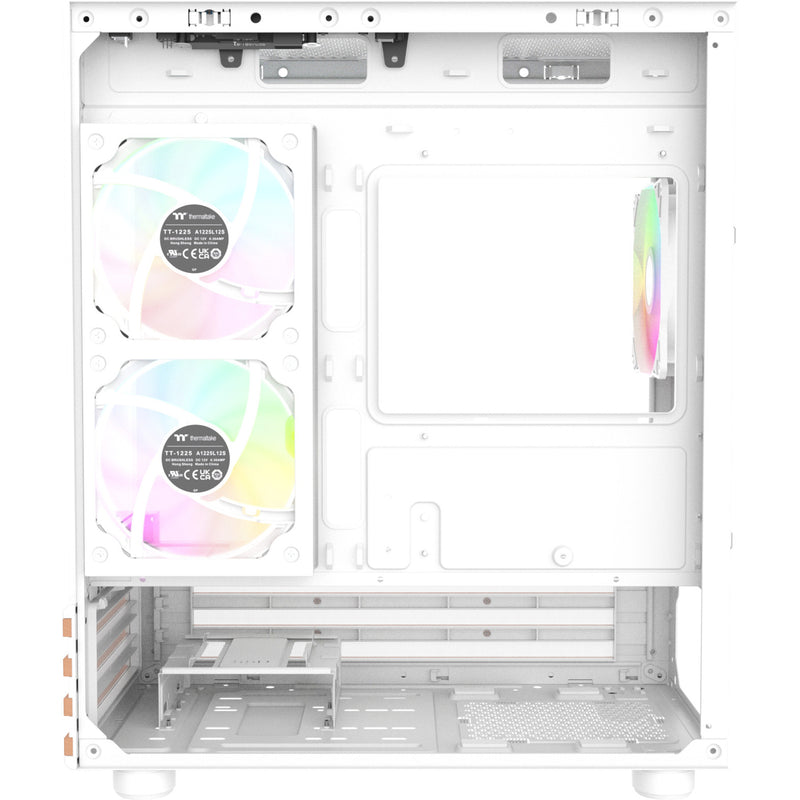 Load image into Gallery viewer, Thermaltake view 170 ws argb mini tower behuizing (wit houtkleur | 2x usb-a | rgb | tempered glass)
