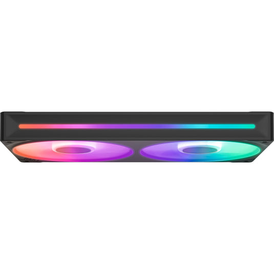 Nzxt f240 rgb core case fans (zwart, 2 stuks, 240 x 120 x 26 mm)