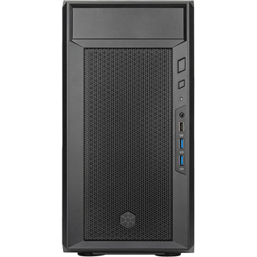Silverstone fara 311 midi tower behuizing (zwart | 3x usb-a)