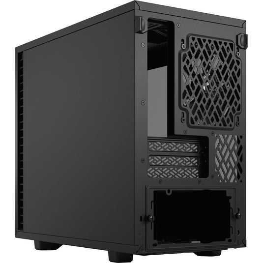 Fractal design define 7 nano black tg light tint midi tower behuizing (zwart | 4x usb-a | 1x usb-c | window)