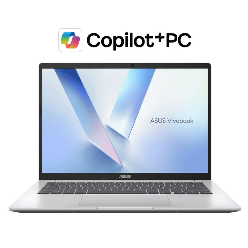 Afbeelding laden in galerijviewer, Asus vivobook 14 m1407ga-ly012w 14 copilot+ laptop (zilver | ryzen 7 445 | radeon 840m | 16 gb | 512 gd ssd)
