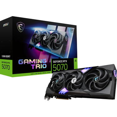 Msi geforce rtx 5070 12g gaming trio oc grafische kaart (3x displayport, 1x hdmi)