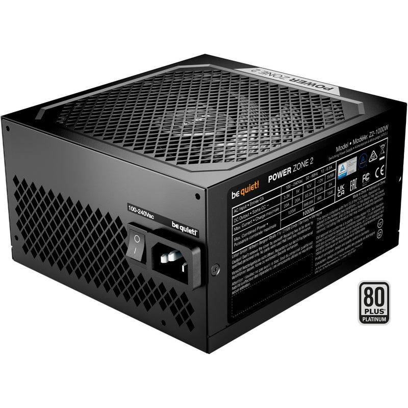 Load image into Gallery viewer, Be quiet! power zone 2 modulaire 1000 watt voeding (zwart, 1x 12v-2x6, 3x pcie)
