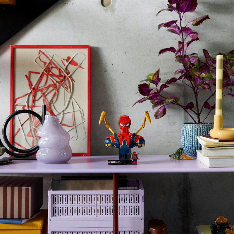 Load image into Gallery viewer, Lego marvel - iron spider-man buste constructiespeelgoed (76326)
