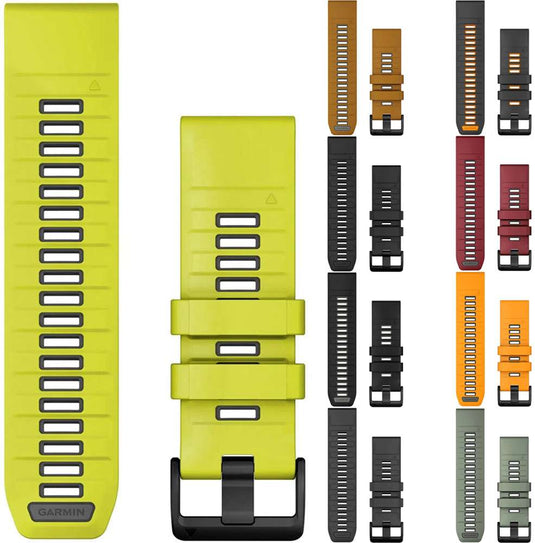 Garmin fenix 8x 7x 6x quickfit™ silicone strap 26mm