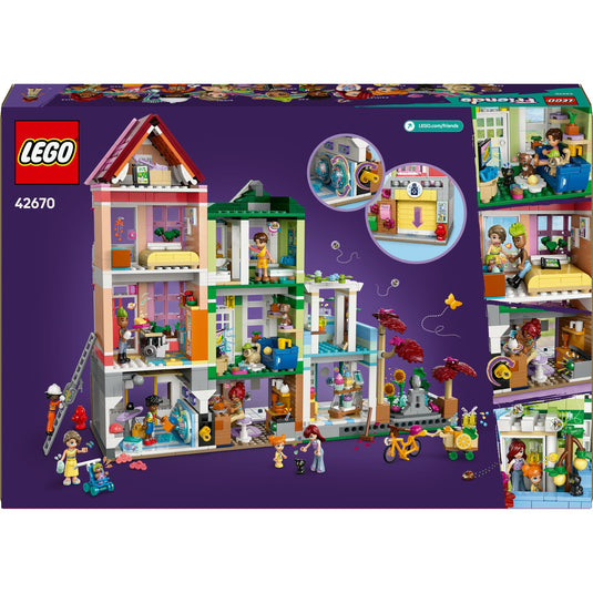 Lego friends - heartlake city appartementen en winkels constructiespeelgoed (42670)
