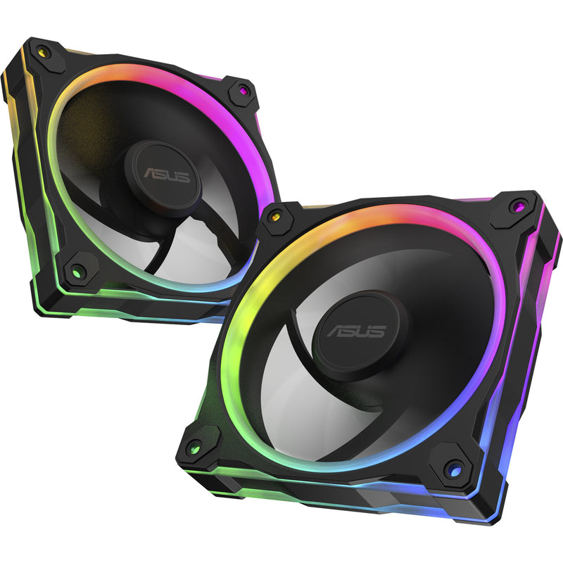Load image into Gallery viewer, Asus prime mr120 argb fan - triple pack case fans (zwart, 3 stuks, 120 x 120 x 28 mm, 3 stuks)
