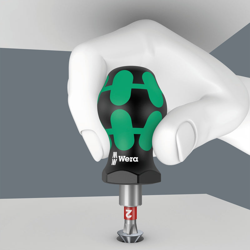 Load image into Gallery viewer, Wera kraftform kompakt stubby 1, 19-delig bitset (zwart groen)
