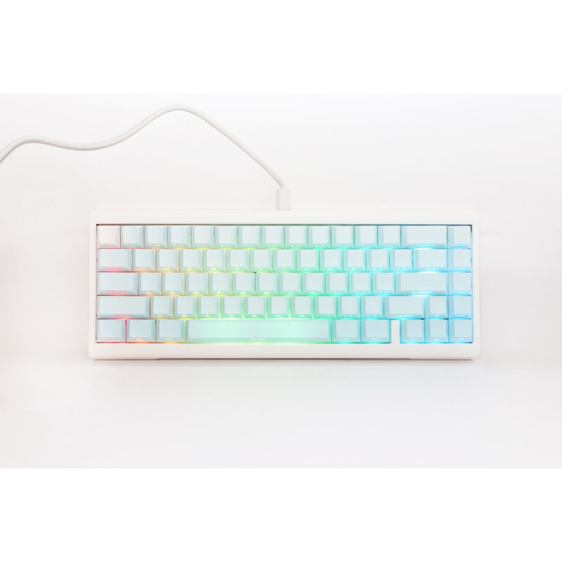 Load image into Gallery viewer, Ducky projectd tinker 65 - pom edition met qmk via, toetsenbord (lichtblauw wit, us lay-out, kailh box cream pro, rgb led, double-shot pbt, hot-swappable pom, gasket mount, 65%)
