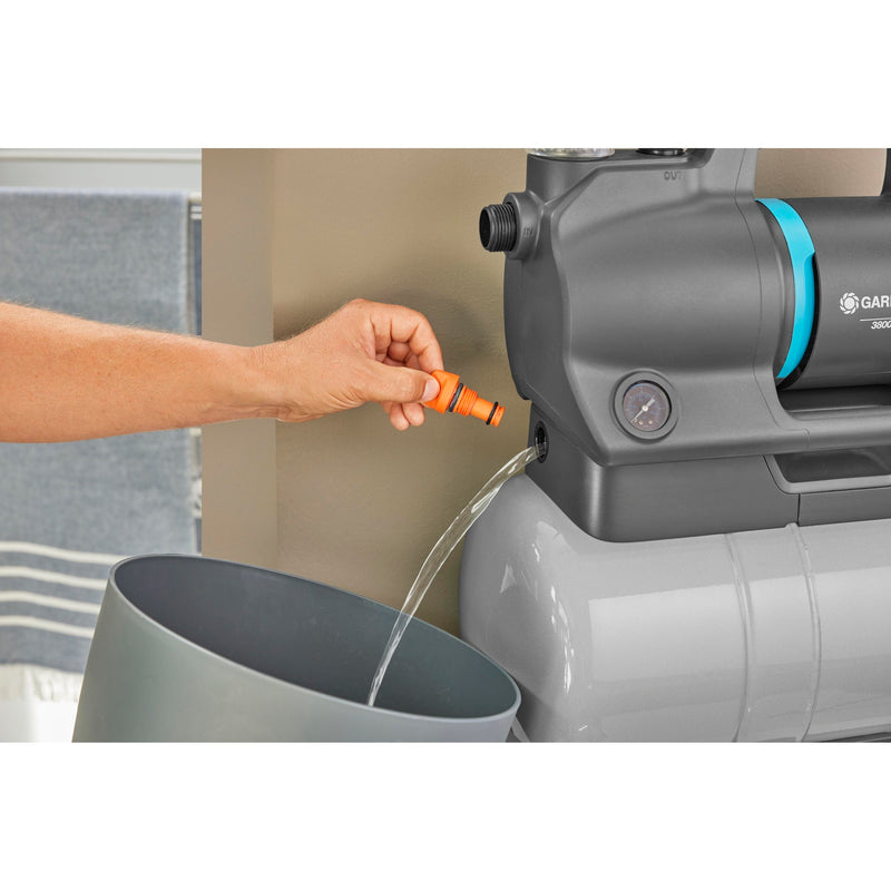Load image into Gallery viewer, Gardena hydrofoorpomp 3900 silent (grijs turquoise, 09066-20, 650 w, 4,3 bar)
