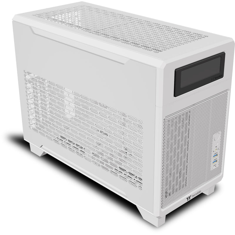 Load image into Gallery viewer, Thermaltake tr100 snow mini tower behuizing (wit | 2x usb-a | 1x usb-c)
