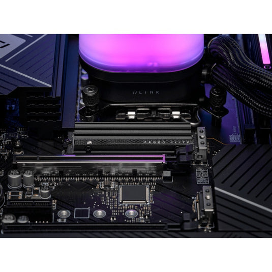 Corsair mp600 elite hs 1 tb ssd (zwart, cssd-f1000gbmp600ehs, pcie gen 4.0 x4, nvme 1.4, m.2 2280)