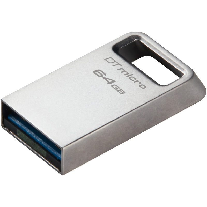 Load image into Gallery viewer, Kingston datatraveler micro 64 gb usb-stick (zilver, dtmc3g2 64gb, usb 3.2 gen 1)
