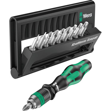 Wera kraftform kompakt 10 bitset (zwart groen, 10-delig)