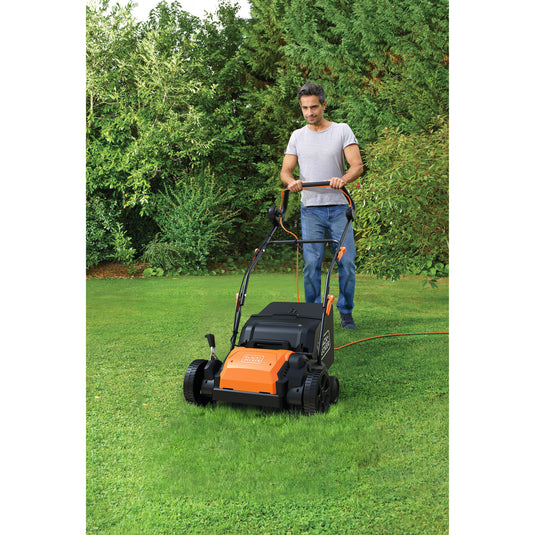 Black+decker beoep320-qs 1200w 30cm verticuteerder (zwart oranje)