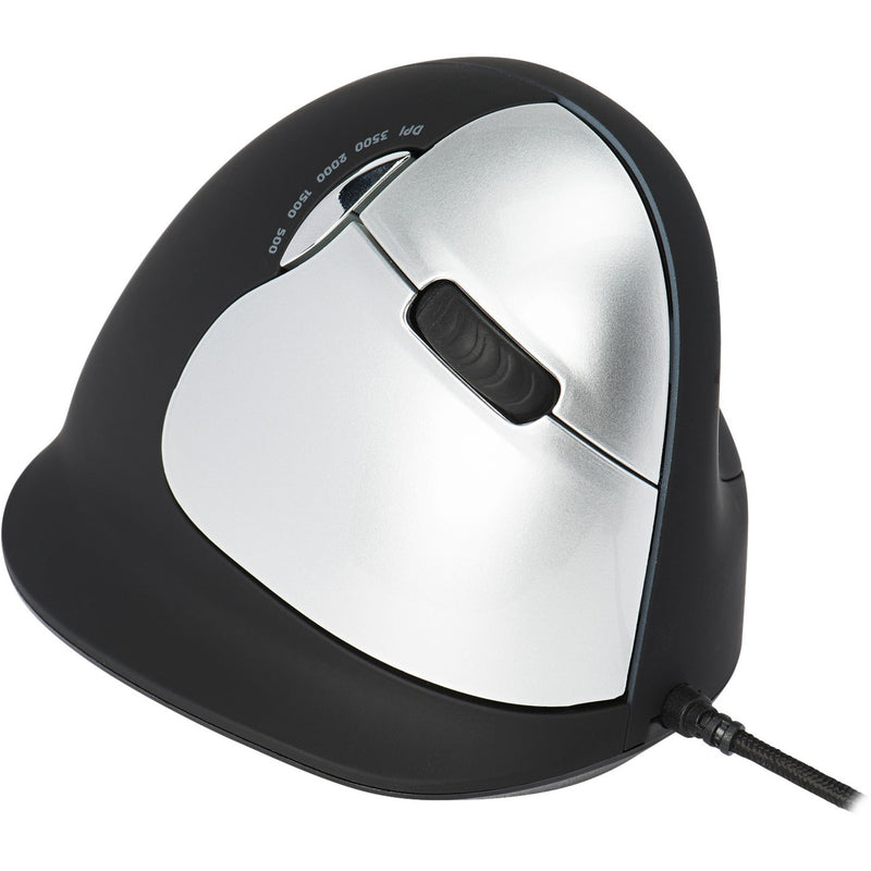 Chargez l'image dans la visionneuse de la galerie, R-go tools he break ergonomische muis (zwart zilver, 2400dpi, rechts, large (handlengte boven de 185mm))
