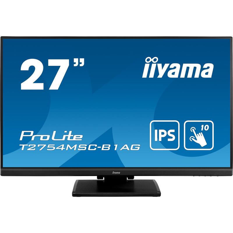 Load image into Gallery viewer, Iiyama prolite t2754msc-b1ag 27 touchscreen monitor (zwart, hdmi, vga, usb-a, usb-b)

