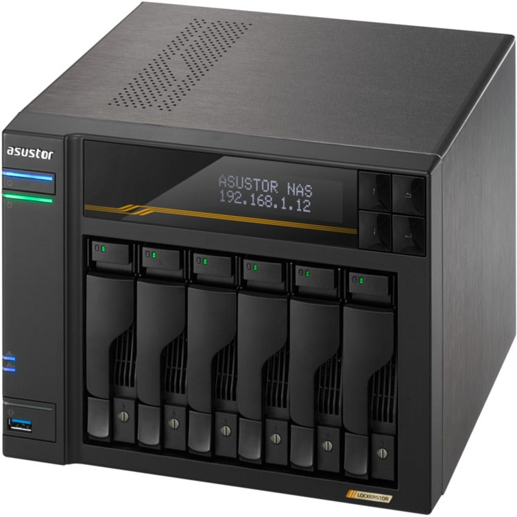 Load image into Gallery viewer, Asustor lockerstor 6 as6806t nas (zwart)
