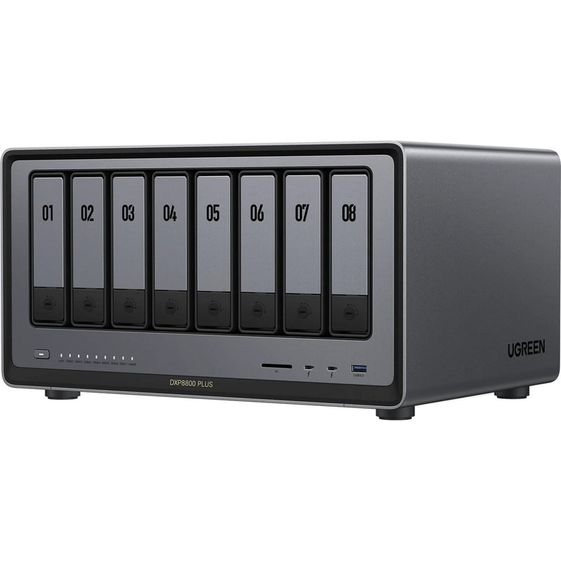 Afbeelding laden in galerijviewer, Ugreen nasync dxp8800 plus (grijs, wifi, 2x 10gbe, hdmi, thunderbolt 4 (40 gb s))
