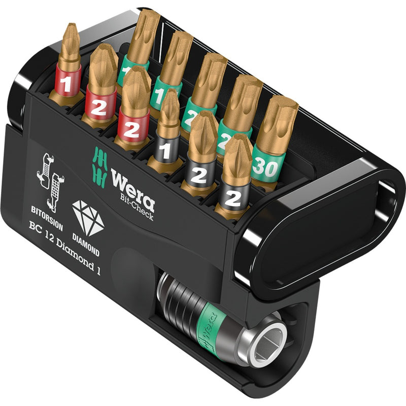 Load image into Gallery viewer, Wera bit-check 12 diamond 1 bitset (12-delig)

