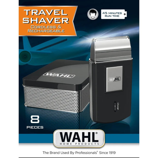 Wahl home products reis set scheerapparaat (zwart wit, 8-delig)