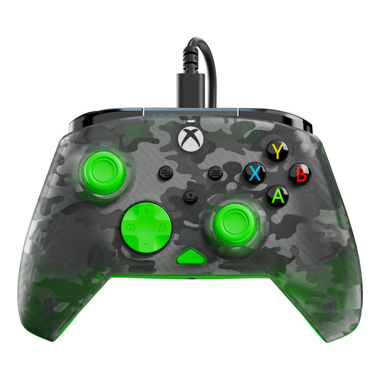 Turtle beach rematch core bedrade controller (zwart groen, xbox serie x|s, xbox one, pc)