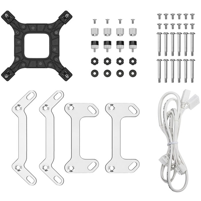 Chargez l'image dans la visionneuse de la galerie, Deepcool lt360 argb waterkoeling (wit, 4-pins pwm fan-connector)

