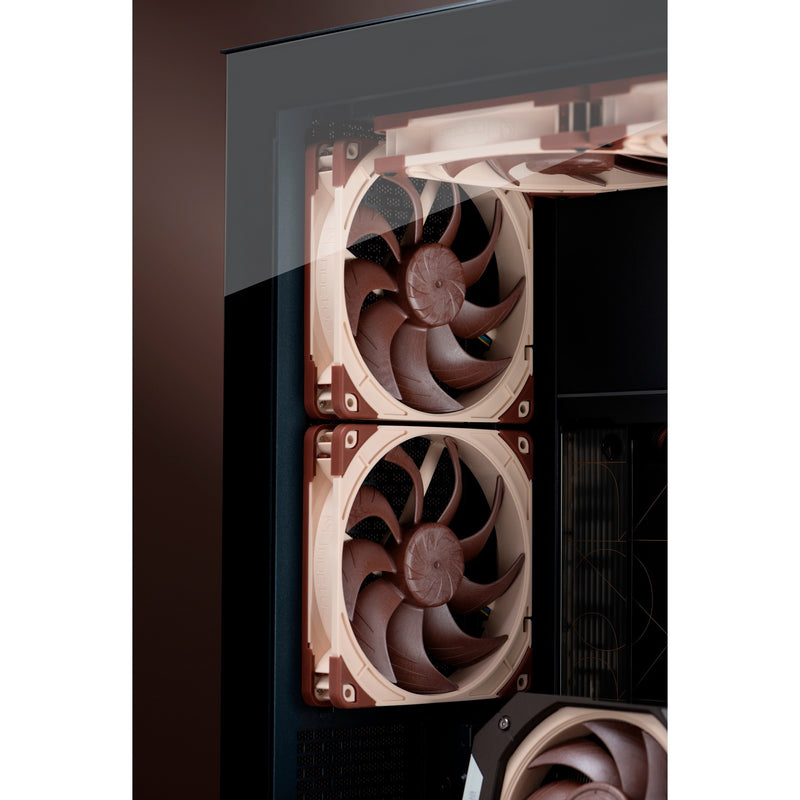 Load image into Gallery viewer, Noctua nf-a14x25 g2 pwm sx2-pp case fans (bruin, 2 stuks, 140 x 140 x 25 mm)
