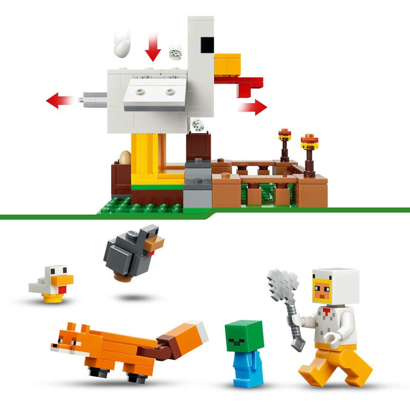 Load image into Gallery viewer, Lego minecraft 21585 kippenboerderij
