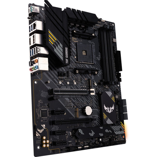Asus tuf gaming b550-plus socket am4 moederbord (zwart, raid, 2.5gb-lan, sound, atx)