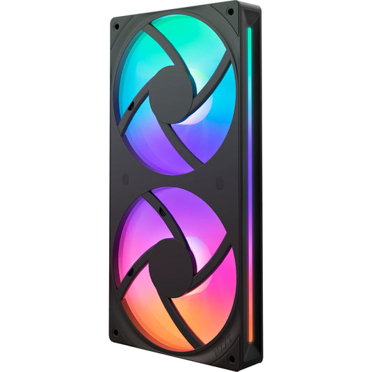 Nzxt f240 rgb core case fans (zwart, 2 stuks, 240 x 120 x 26 mm)