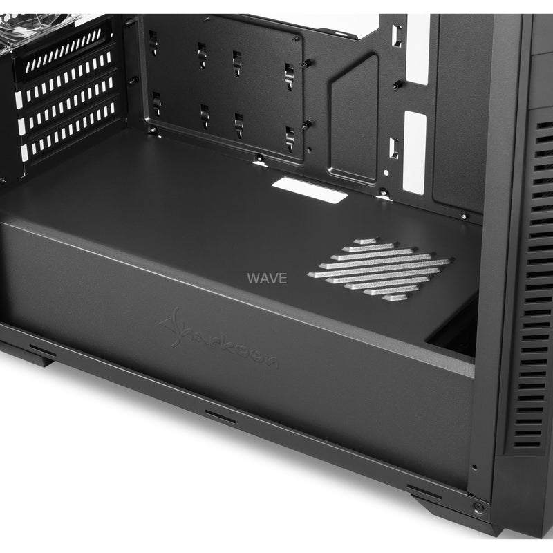 Load image into Gallery viewer, Sharkoon s1000 midi tower behuizing (zwart | 2x usb-a)
