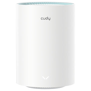 Cudy ac1200 gigabit mesh wi-fi system (1-pack) mesh router (wit)