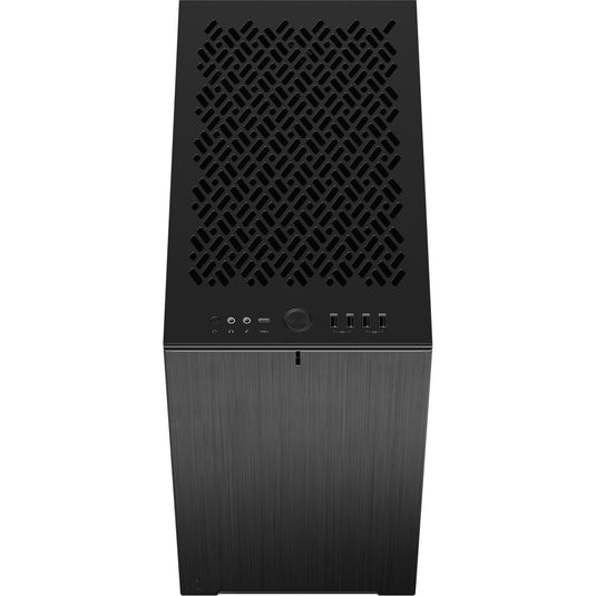 Fractal design define 7 nano black tg light tint midi tower behuizing (zwart | 4x usb-a | 1x usb-c | window)