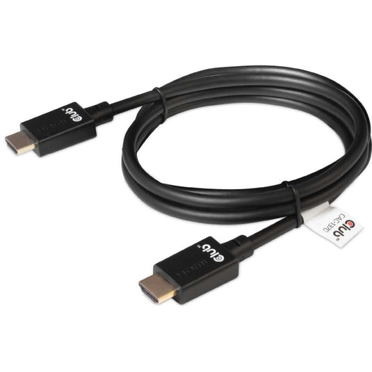Club 3d ultra high speed hdmi 2.1 kabel (zwart, 1,5 meter, 4k 120hz, 8k 60hz)