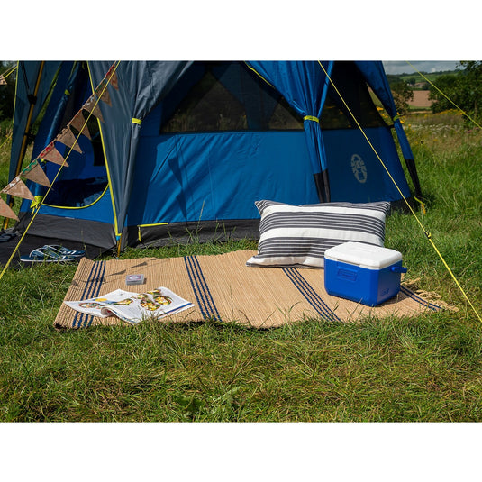 Coleman octago tent - tent 3 persoons - festival tent - blauw lime