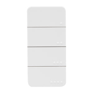 Shelly blu rc button 4 zb afstandsbediening (wit, bluetooth 5 (le), zigbee)