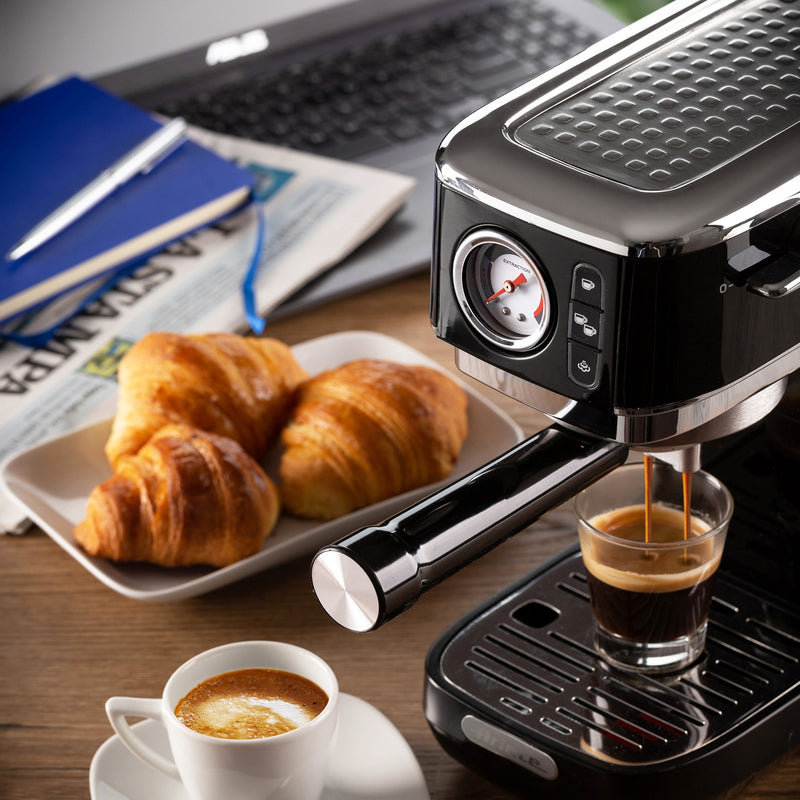 Load image into Gallery viewer, Ariete moderna espresso slim 1381 12 espressomachine (zwart)
