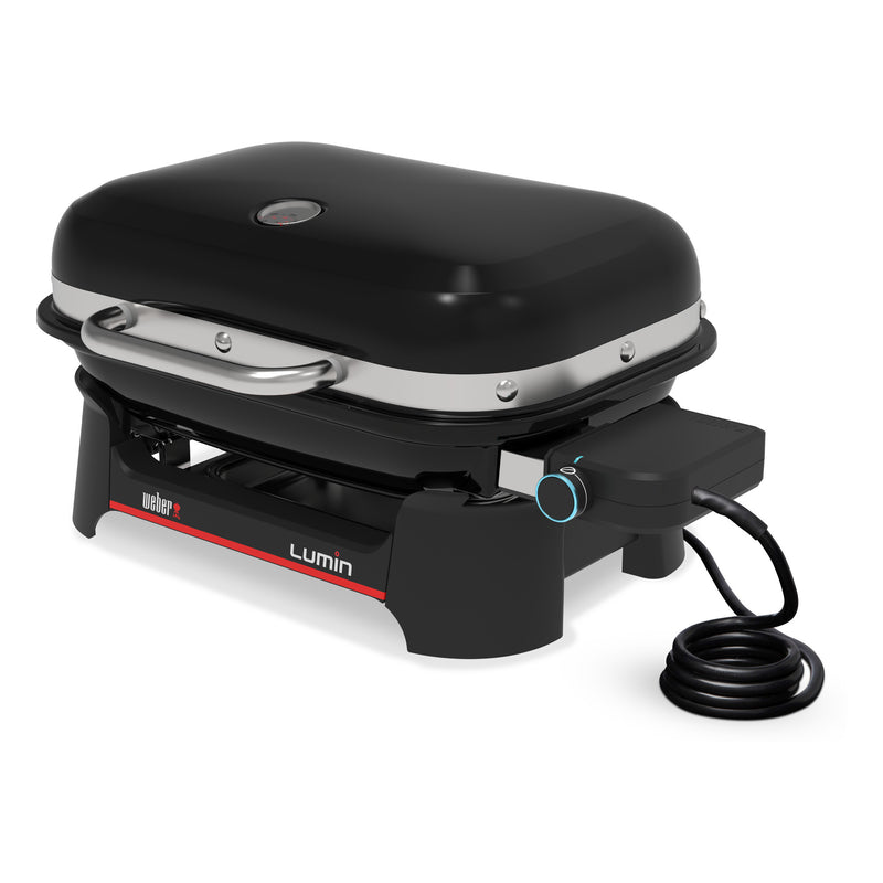 Load image into Gallery viewer, Weber lumin compact elektrische barbecue voor buiten (zwart)
