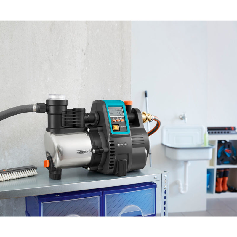 Load image into Gallery viewer, Gardena hydrofoorpomp 6000 6 lcd inox (inox zwart, 1760-20)
