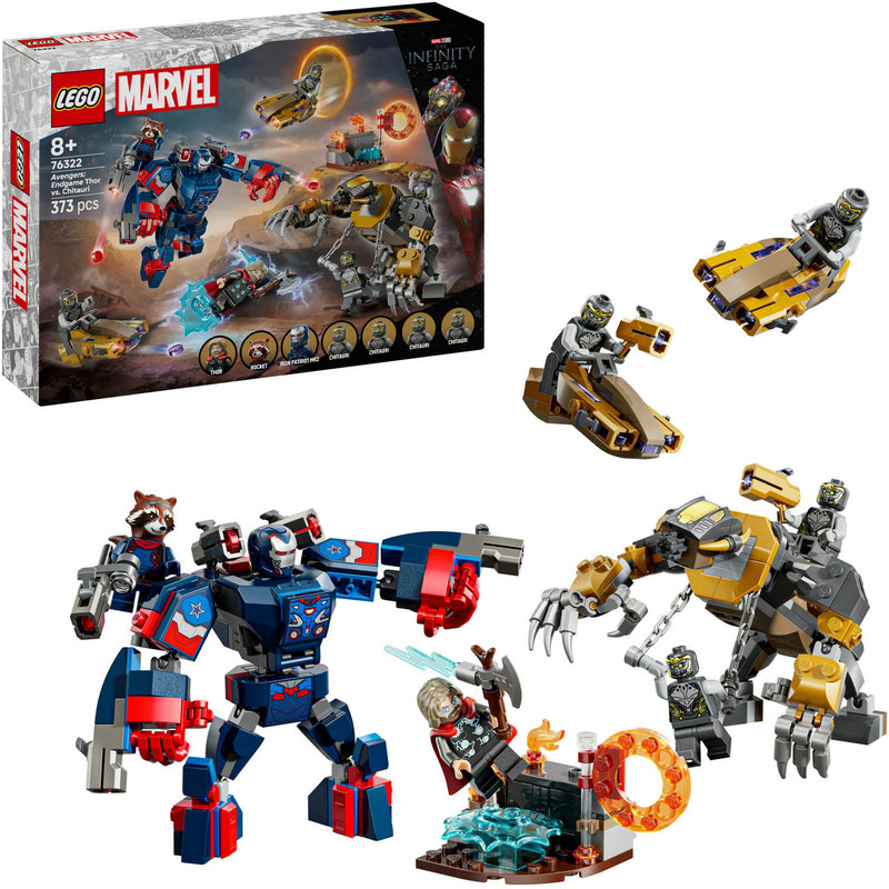 Load image into Gallery viewer, Lego super heroes marvel 76322 avengers endgame thor vs. chitauri
