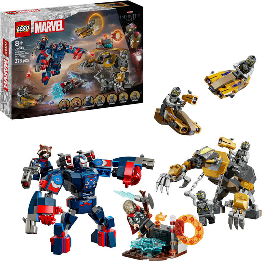 Lego super heroes marvel 76322 avengers endgame thor vs. chitauri