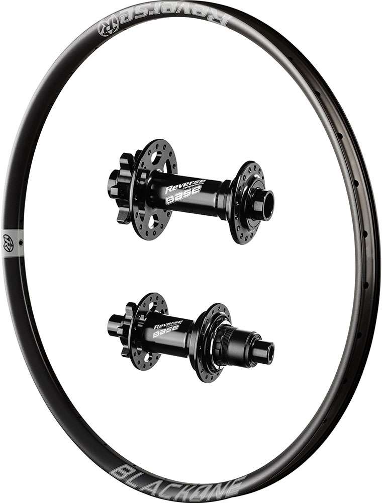 Load image into Gallery viewer, Reverse components black one 27.5 boost tubeless wheelset
