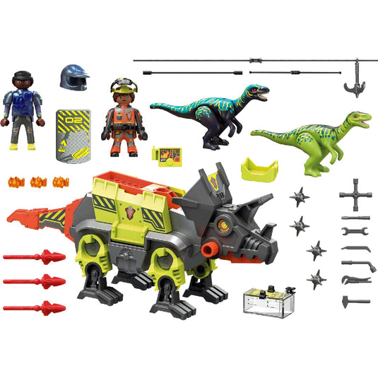 Playmobil dino rise - robo-dino vechtmachine constructiespeelgoed (70928)