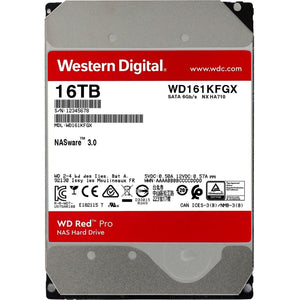 Wd red pro 16 tb harde schijf (161kfgx, sata 600, 24 7, af)