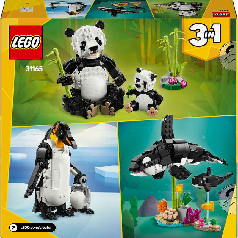 Afbeelding laden in galerijviewer, Lego creator 3in1 wilde dieren: pandafamilie - 31165
