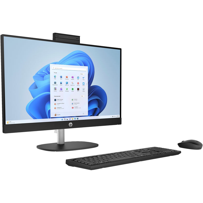 Load image into Gallery viewer, Hp aio 24-cr0055nd (895r1ea) all-in-one pc (zwart | i5-1335u | iris xe graphics | 8 gb | 512 gb ssd)
