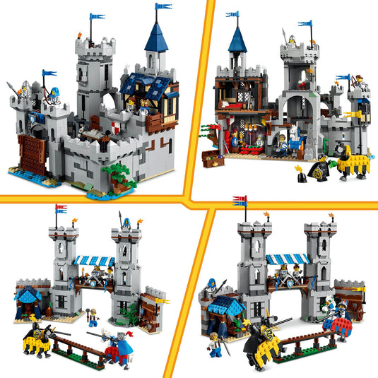 Lego ® creator 3in1 middeleeuws kasteel met ridders te paard - 31168